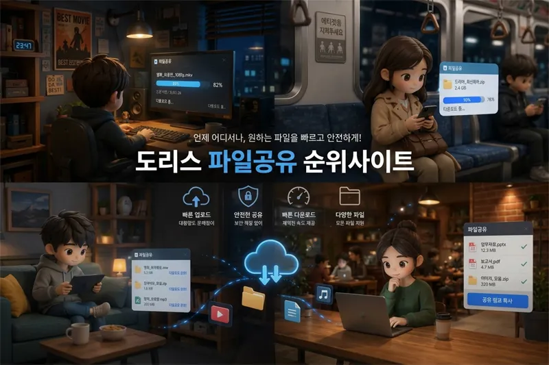 도리스 랭크 | 파일공유순위사이트 안전 이용 가이드